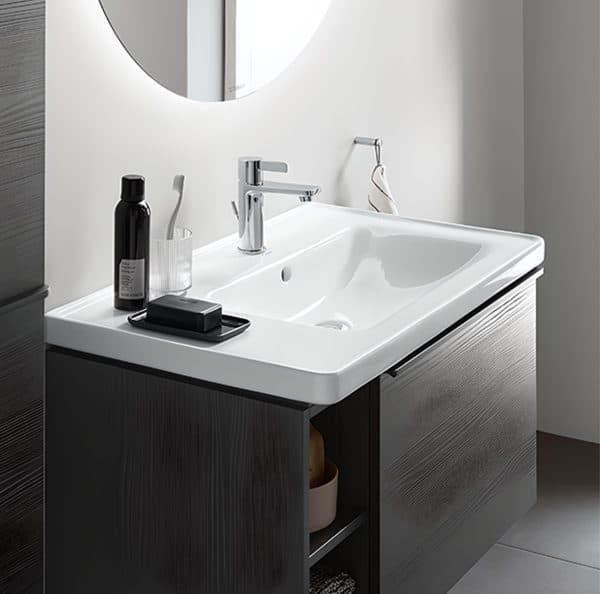 Lavabo asymétrique pour meuble suspendue D Neo