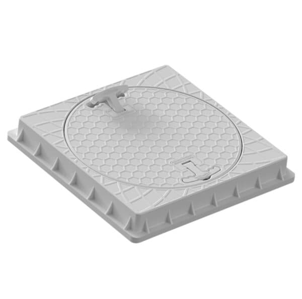 Cadre Carre avec Couvercle Rond