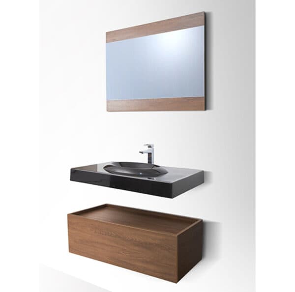 Meuble avec plan et Bol encastré AquaStone