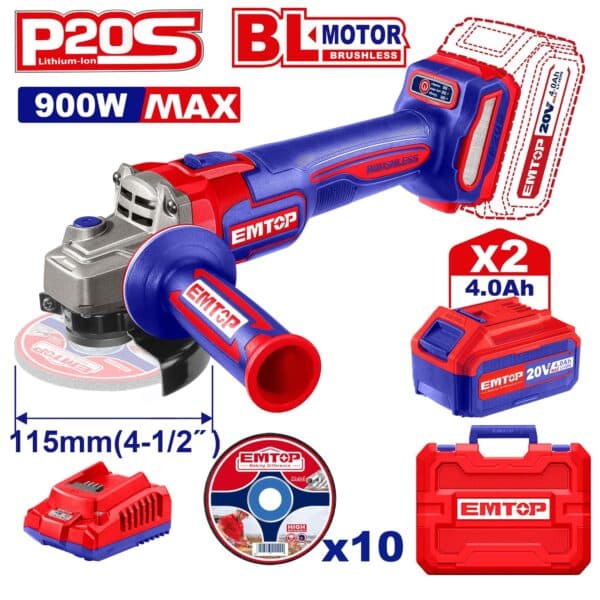 Meule à disque sans fil – EMTOP